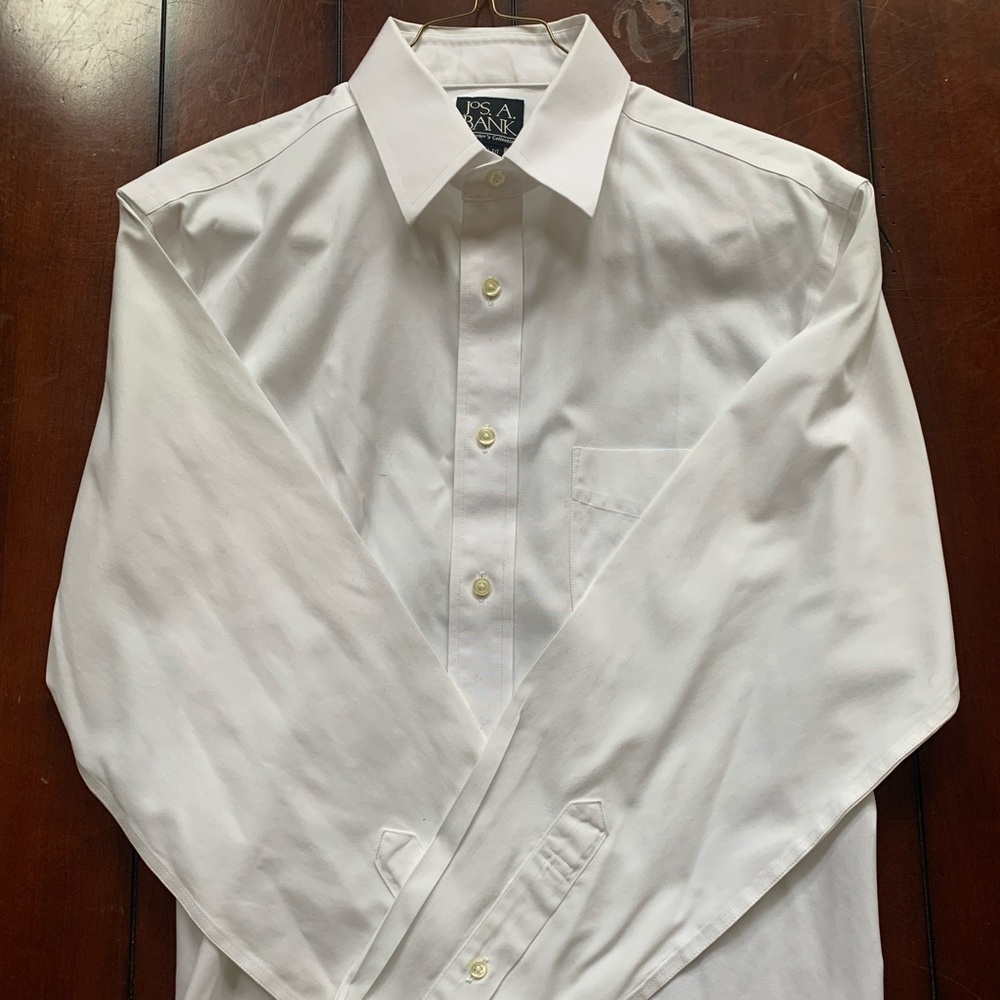 Joseph A Banks Men’s White Dress Shirt